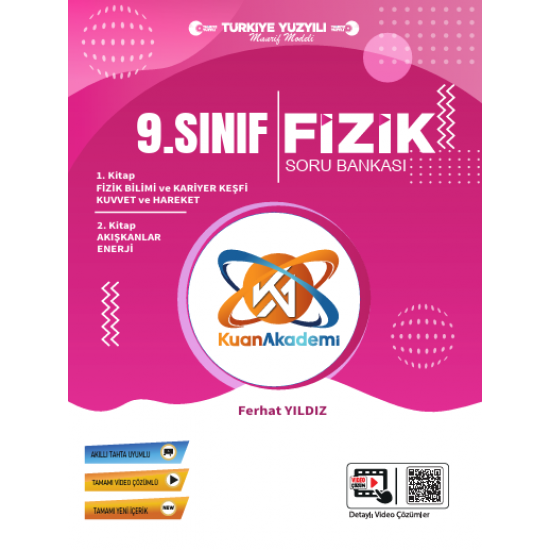 9. Sınıf Konu Özetli Fizik Soru Bankası – Ferhat YILDIZ | Kuan Akademi