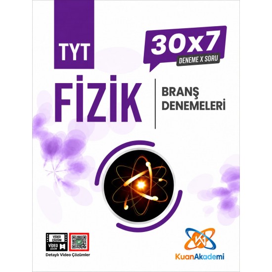 30x7 TYT Fizik Branş Denemeleri – Mustafa Tekinay | Kuan Akademi